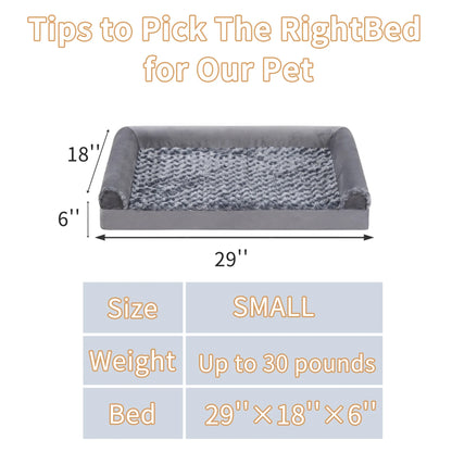 44" Orthopedic Pet Couch for Xxlarge Dogs Waterproof Dog Beds with Memory Foam and Washable Cover