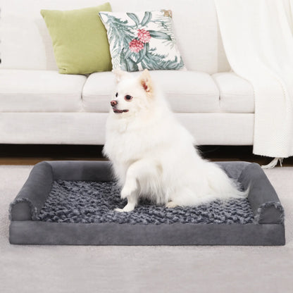 44" Orthopedic Pet Couch for Xxlarge Dogs Waterproof Dog Beds with Memory Foam and Washable Cover